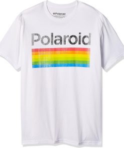 Men"s Classic Logo Vintage Style Rainbow T-Shirt