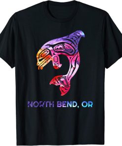 North Bend Oregon Native American Orca Killer Whale T-Shirt