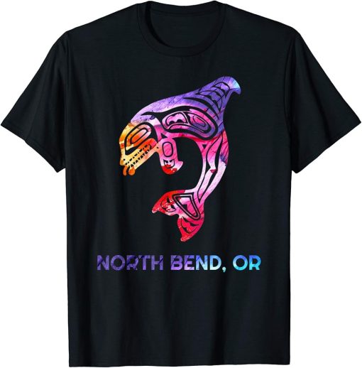 North Bend Oregon Native American Orca Killer Whale T-Shirt